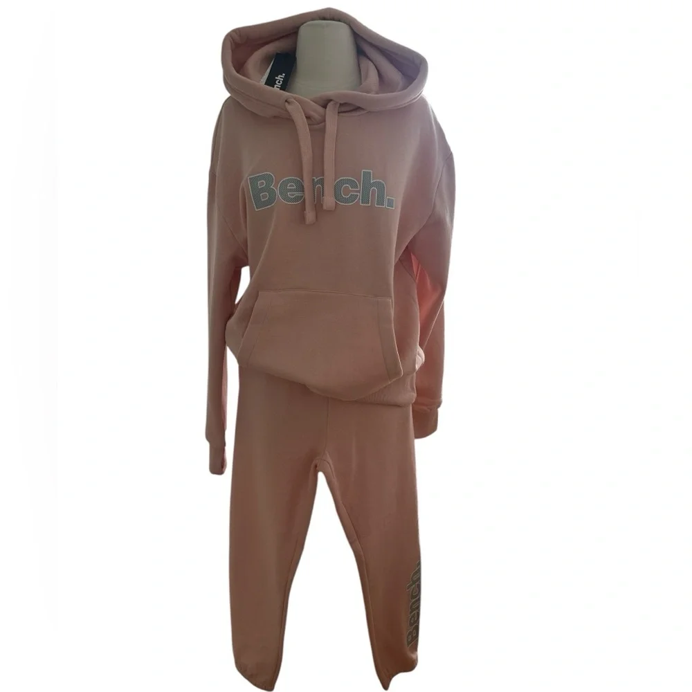 Bench Peach Hoodie and Joggers Set - Picture 1 of 4